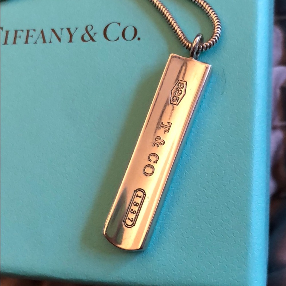 Authentic Tiffany & Co Bar Necklace